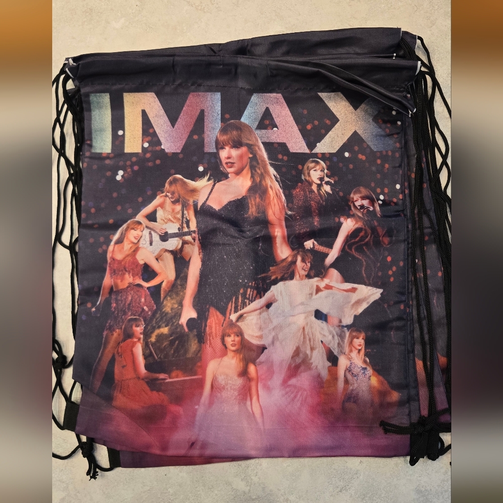 7 Taylor Swift Draw String Bags That Measure 11 X 13. New.
